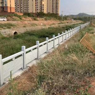 东莞 白麻河道栏杆效果展示图