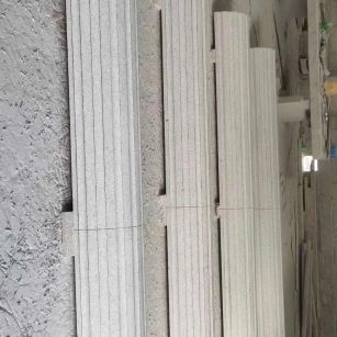 东莞 花岗岩厂家带你看白麻花岗岩门楼大柱柱皮