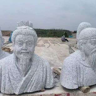 东莞 白麻花岗岩石材人物立体雕刻