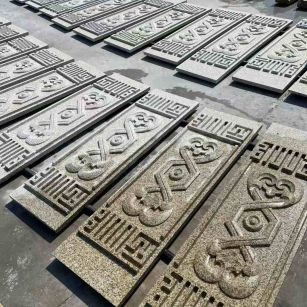 东莞 黄金麻花岗岩外墙雕刻板