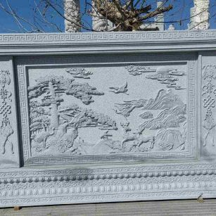 东莞 芝麻白大型照壁，屏风，影壁
