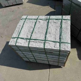 东莞 白麻花岗岩石材自然面蘑菇石成品