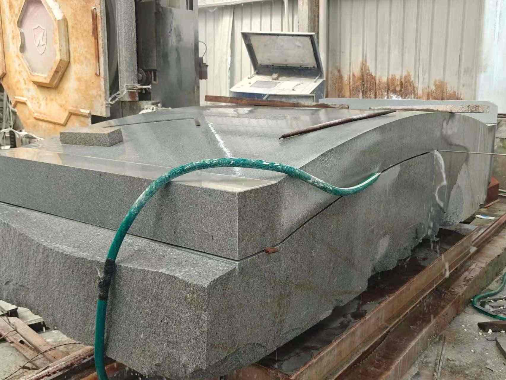 东莞 芝麻灰异型加工-拱桥