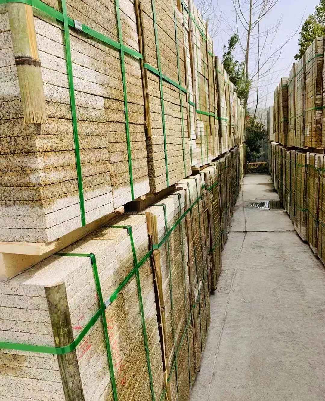 东莞 黄金麻花岗岩荔枝面地铺石