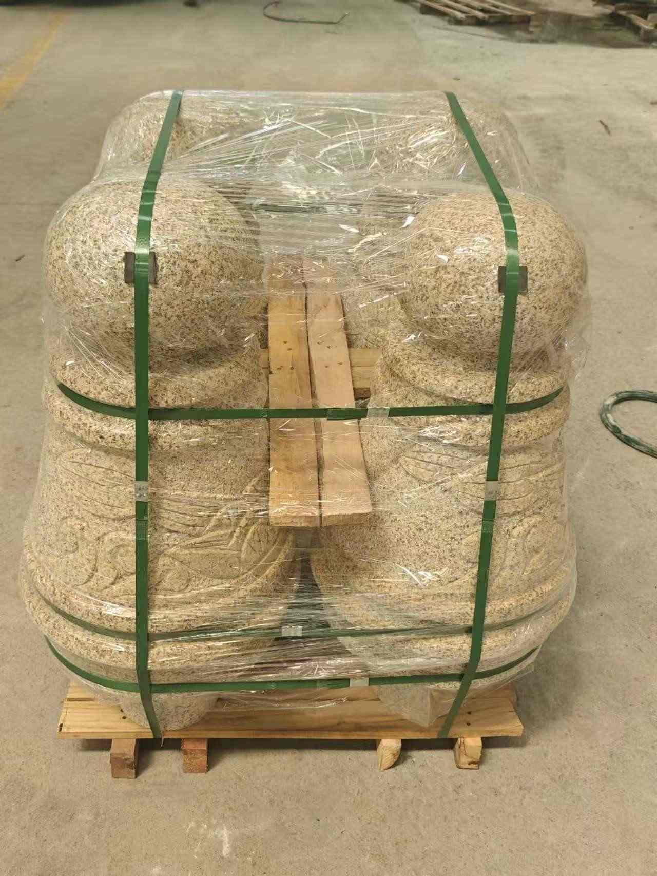 东莞 黄金麻异形定制雕花——棒棒糖挡车柱