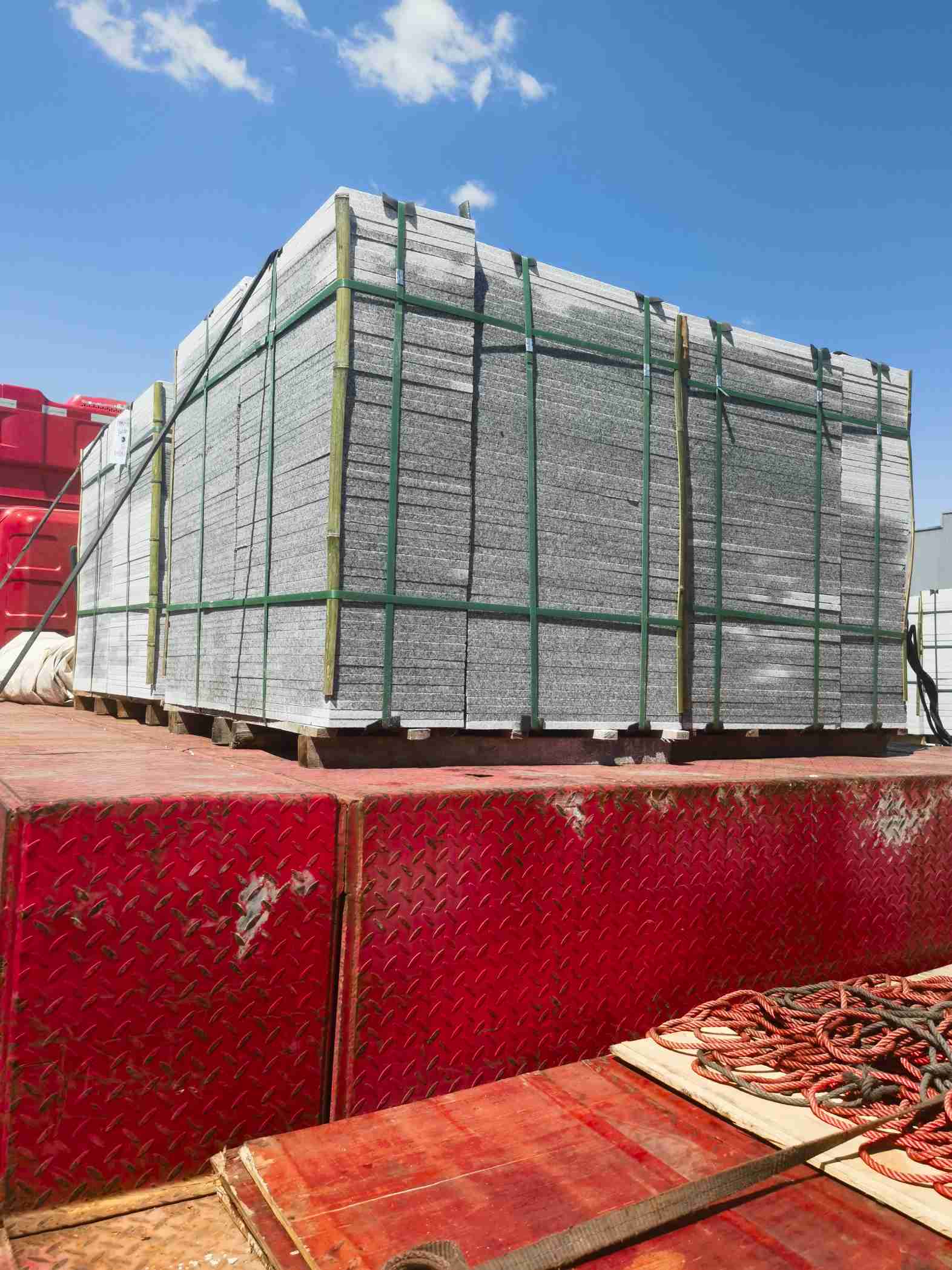 东莞 芝麻白火烧规格板地铺石300*600/600*600