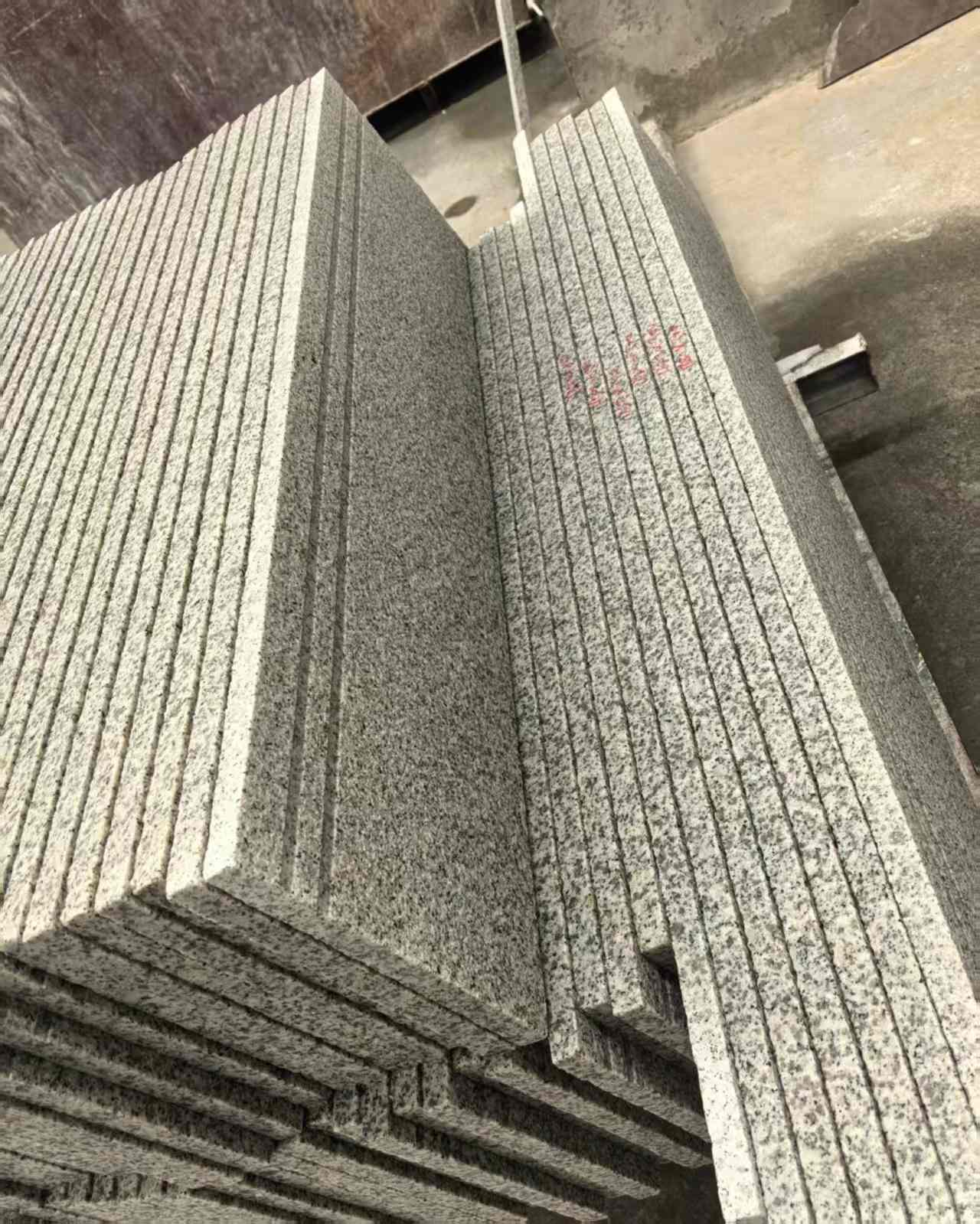 东莞 白麻荔枝面花岗岩楼梯踏步