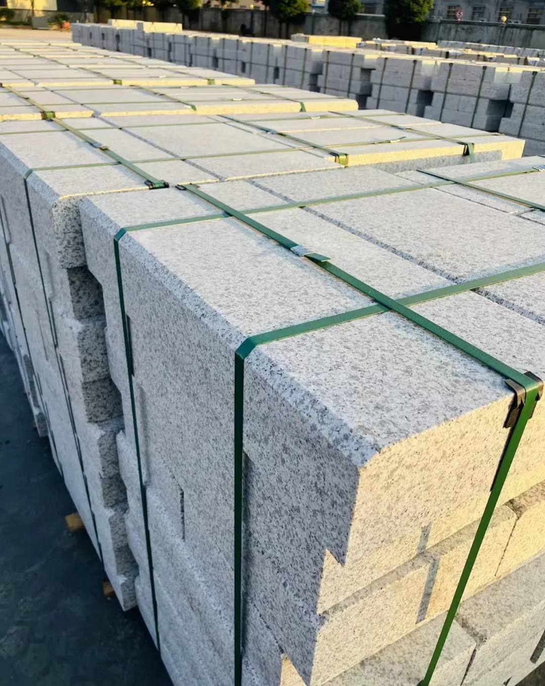 东莞 白麻花岗岩路沿石，马路牙子，路缘石，平石，立缘石等