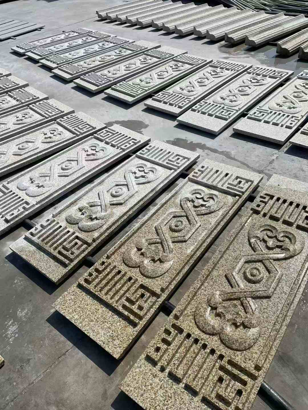 东莞 黄金麻花岗岩外墙雕刻板