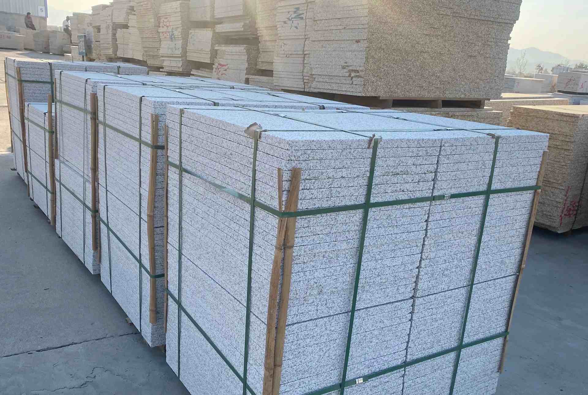 东莞 白麻花岗岩荔枝面地铺石